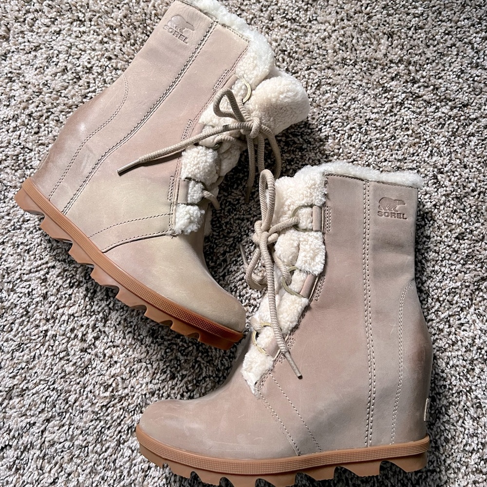 Sorel Joan of Arctic Wedge Shearling Boots